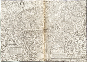 Map of Paris 